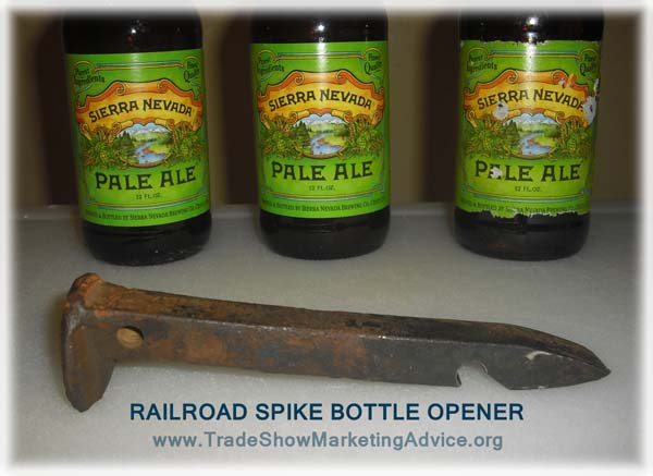 the original shark-mouth railroad spike beer bottle opener